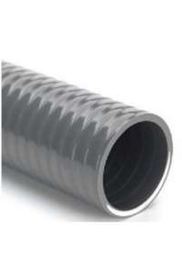 TUBO D-16mm, PVC GRIS FLEXIBLE “METRO”