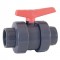 PVC VALVE, 1”, STANDARD SERIES, THREADED ENDS, PN16