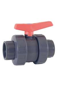 PVC VALVE, 1”, STANDARD SERIES, THREADED ENDS, PN16