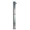 SHOWER COLUMN, 86-D3, 1 SHOWER HEAD AND 1 FOOT WASHER, SATIN 316 STAINLESS STEEL
