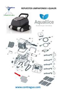 EMBALAGEM 2 UNIDADES, FILTRAÇÃO FINA, LIMPEZA ELÉTRICA DE PISCINA, I-QUALER, AQUALLICE, FIGURA 28