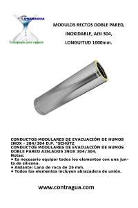 STAINLESS STEEL TUBE D-80mm, D / WALL, L-1000mm, AISI-304