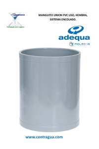 PVC SLEEVE, D-90mm, SMOOTH UNION, FEMALE CONNECTION, SANITARY