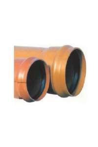 TILE PVC TUBE, D-110mm, SN4, SALES FORMAT, BAR 150cm