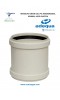SMOOTH UNION SLEEVE, D-110mm, SOUNDPROOF PVC, FEMALE / FEMALE, ELASTIC JOINT.