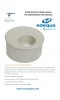 REDUCED PLUG, D-90mm / 40mm, SIMPLE, SOUNDPROOF PVC, MALE, FOR GLUING.