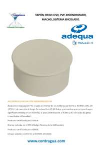 BLIND PLUG, D-125mm, MALE, SOUNDPROOF PVC, FOR GLUING