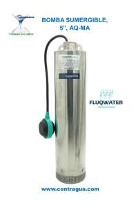 submersible-pompe-fluqwater-5-aq-6ma-220v-1,5-CV-bouée-niveau hydro