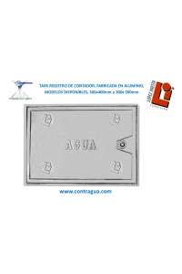 ALUMINUM FOUNDRY DRINKING WATER COVER 300 x 400 mm