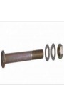 ZINC PLATED SCREW, M16 x 90mm, WITH NUT AND WASHERS.