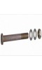 ZINC PLATED SCREW, M16 x 200mm, WITH NUT AND WASHERS.