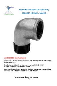 THREADED ELBOW, 2", 90º, MALE / FEMALE, GALVANIZED