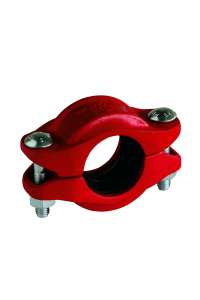 RACCORD RIGIDE, 2", POUR SYSTÈME RAINURÉ, ROUGE