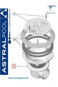 REPLACEMENT, DRAIN RING, 2", FIG, 2, PREFABRICATED POOL, 4402021101, ASTRALPOOL.