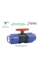 BALL VALVES, ( PVC - P.E. ), WITH TUBE LINKS, P.E., PN10 SERIES, D-63mm, 02529, CEPEX.