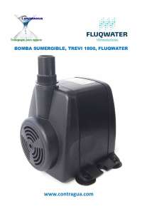MINI SUBMERSIBLE PUMP, TREVI 1800, FLUQWATER, FOR FOUNTAIN