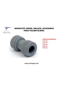 MANCHE SYNDICAT, D-25mm, F-F, ACCESSOIRE POUR POLYBUTYLENE.