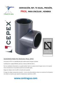 TE, ÉGAL, D-63mm, PRESSION PVC, PN16, À COLLER, FEMELLE, 01785, CEPEX