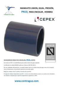 MANCHON UNION, D-200mm, PRESSION PVC, PN10, FEMELLE, A COLLER, 01884, CEPEX