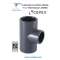 TE REDUCED TO THE CENTER, D-160 / 140 / 160mm, PVC PRESSURE, PN10, GLUED SYSTEM, FEMALE CONNECTION, CEPEX, 07688