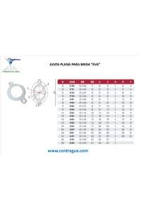 JUNTA PARA FLANGE, D-63mm, "EVA", CEPEX, 02062