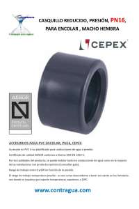 REDUCED BUSHING, D-200 / 180mm, PVC PRESSURE, PN10, MALE – FEMALE, GLUE, CEPEX, 01934