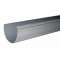 GRAY PVC GUTTER, CA-25, (1 EDGE), SALE FORMAT, SECTION OF 1.5 METERS.
