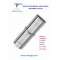 TUBE EXTENSIBLE, DE-130 mm, GAMME : 355 / 550 mm, SIMPLE PAROI, INOX AISI 304