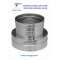 BOILER ADAPTER, D-100mm, STAINLESS, AISI 304/304, SINGLE / DOUBLE WALL
