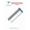 TUBE, D-100 mm, SINGLE WALL, STAINLESS STEEL, AISI 316, L-500mm