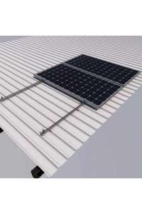 STRUCTURE, 2 PANELS, PHOTOVOLTAIC, COPLANAR, ON SHEET.