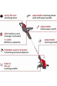 DESBROZADORA A BATERÍA, OMEGA MOUNTFIELD MTR 20 LI K 1500W