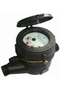 IRRIGATION METER, DN20, MULTIPLE JET, POLYMER, (NYLON) 1", L-270mm, WITH FITTINGS, 3/4"