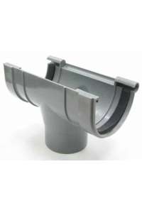CENTRAL DOWN, CA-25, FOR GUTTER, GRAY PVC, RAL 7037