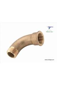 BEND, 3/4", THREADED BRASS, 90º, MALE - FEMALE