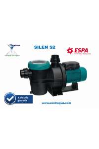 POMPE DE PISCINE, SILEN S2-75, 18M, 0,75 HP, ESPA, MONOPHASÉ, 230V.