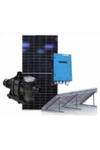 KIT PHOTOVOLTAÏQUE AVEC POMPE, LORENTZ 600 PS2-600, POUR PISCINE, COURANT CONTINU, STRUCTURE INCLINÉE.