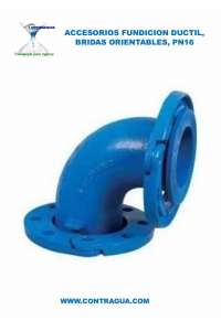 COUDE, 90º, DN250, FONTE DUCTILE, BRIDES RÉGLABLES, PN16.