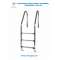 LADDER, 4 STEPS, STANDARD, STAINLESS, AISI 304, FOR POOL, AQUARAMA, 6787