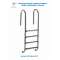 LADDER, 3 STEPS, WALL MODEL, STAINLESS STEEL, AISI 304, FOR POOL, AQUARAMA, 6790