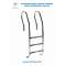 LADDER, 2 STEPS, MIXED MODEL, STAINLESS, AISI 304, FOR POOL, AQUARAMA, 6793