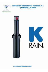 EMERGING SPRAYER K.RAIN MINI PRO K1