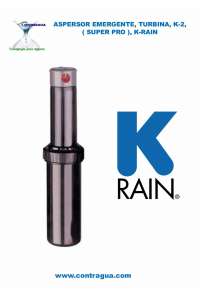 POP-UP SPRINKLER, SUPER PRO, K2, K-RAIN