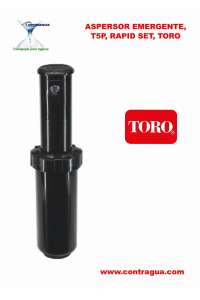 TURBINE SPRINKLER, RÉGLABLE T5P RAPID SET "TORO"