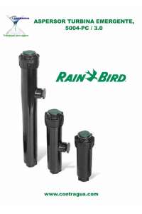 EMERGENT SPRINKLER, TURBINE, 5004-PC, RAIN BIRD.