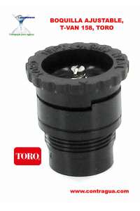 ADJUSTABLE NOZZLE T-VAN-158, TORO, BLACK