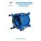 MANCHON UNION, D-110mm, ANTI-TRACTION, FONDERIE DUCTILE, POUR TUYAUX EN PLASTIQUE, PE / PVC, PN16.