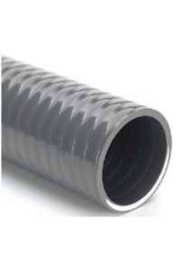 TUBE DE-50mm, FLEXIBLE GRAY PVC "METRO"