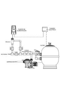 SALINE SWIMMING POOL, IDEGIS TECNO DT-21, WITHOUT PH CONTROL.