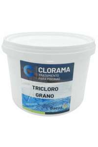 TRICLORO EM GRÃO 90%, CLORAMA, EMPACOTADO 5 KG.